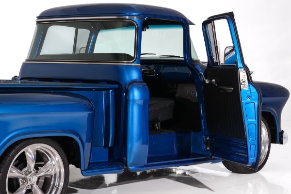 For Sale Used 1956 Chevrolet 3100 Electric Blue Show Truck 454 PS PB | American Dream Machines Des Moines IA 50309