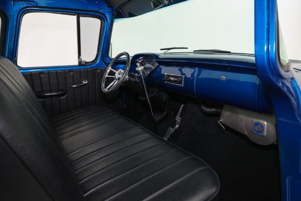 For Sale Used 1956 Chevrolet 3100 Electric Blue Show Truck 454 PS PB | American Dream Machines Des Moines IA 50309