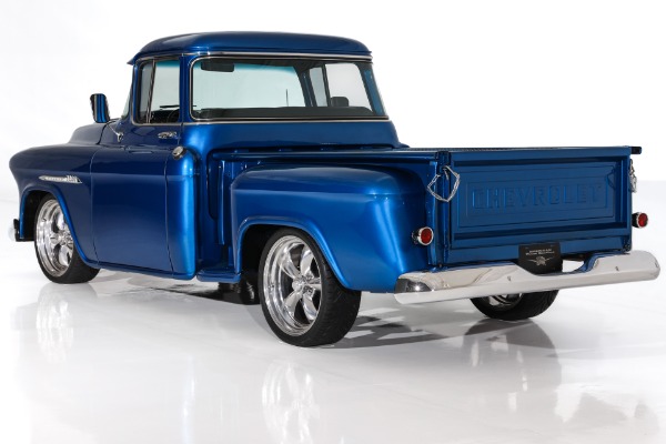 For Sale Used 1956 Chevrolet 3100 Electric Blue Show Truck 454 PS PB | American Dream Machines Des Moines IA 50309