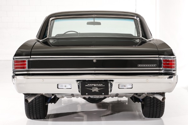 For Sale Used 1967 Chevrolet Chevelle Beautiful Black Paint, New black interior, #s Matching  283 PS PB | American Dream Machines Des Moines IA 50309