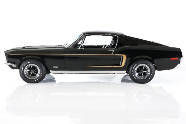 For Sale Used 1968 Ford Mustang Raven Black GT 390 S-Code  4-Spd PS PB | American Dream Machines Des Moines IA 50309