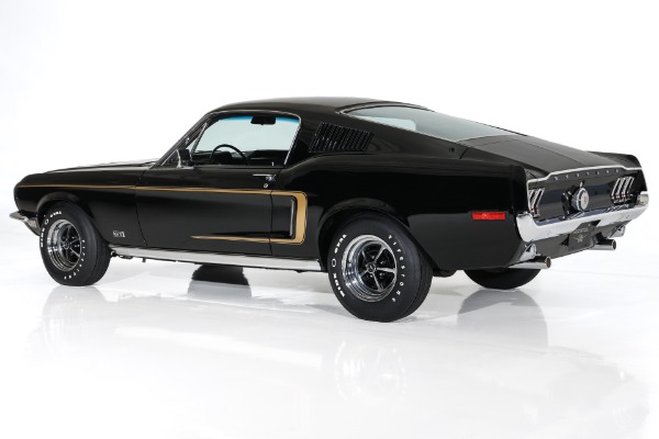 For Sale Used 1968 Ford Mustang Raven Black GT 390 S-Code  4-Spd PS PB | American Dream Machines Des Moines IA 50309