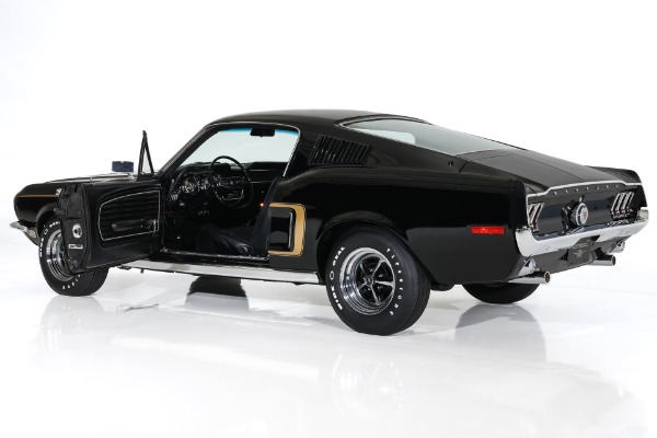 For Sale Used 1968 Ford Mustang Raven Black GT 390 S-Code  4-Spd PS PB | American Dream Machines Des Moines IA 50309