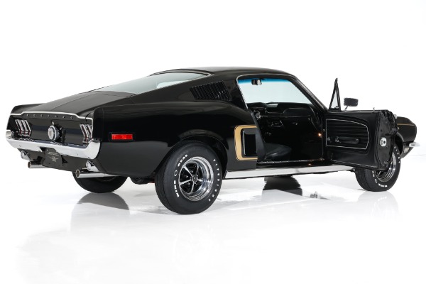 For Sale Used 1968 Ford Mustang Raven Black GT 390 S-Code  4-Spd PS PB | American Dream Machines Des Moines IA 50309
