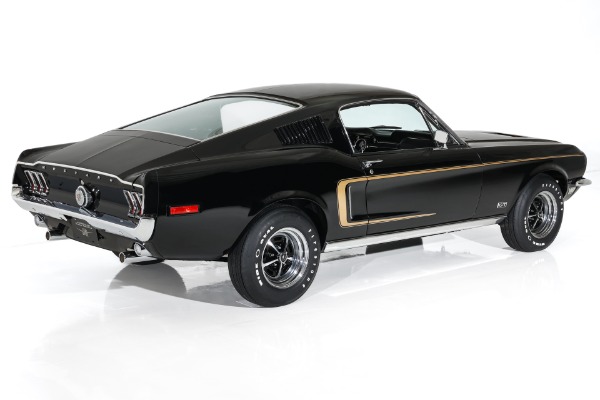 For Sale Used 1968 Ford Mustang Raven Black GT 390 S-Code  4-Spd PS PB | American Dream Machines Des Moines IA 50309