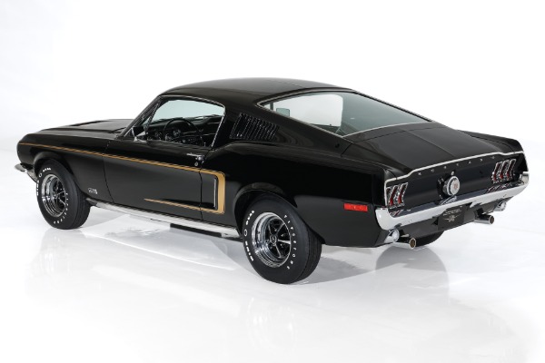 For Sale Used 1968 Ford Mustang Raven Black GT 390 S-Code  4-Spd PS PB | American Dream Machines Des Moines IA 50309