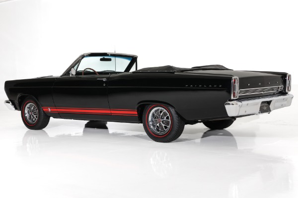 For Sale Used 1966 Ford Fairlane Triple Black GT 390, 4-Speed, New Piaint | American Dream Machines Des Moines IA 50309
