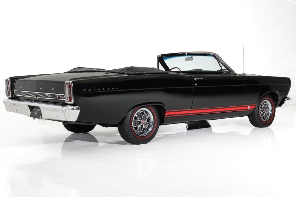 For Sale Used 1966 Ford Fairlane Triple Black GT 390, 4-Speed, New Piaint | American Dream Machines Des Moines IA 50309