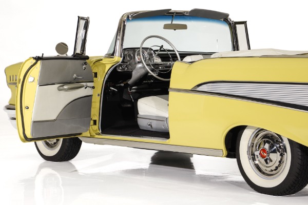 For Sale Used 1957 Chevrolet Bel Air Rare Colors, 283 Power Pac 4BBl Auto PB | American Dream Machines Des Moines IA 50309