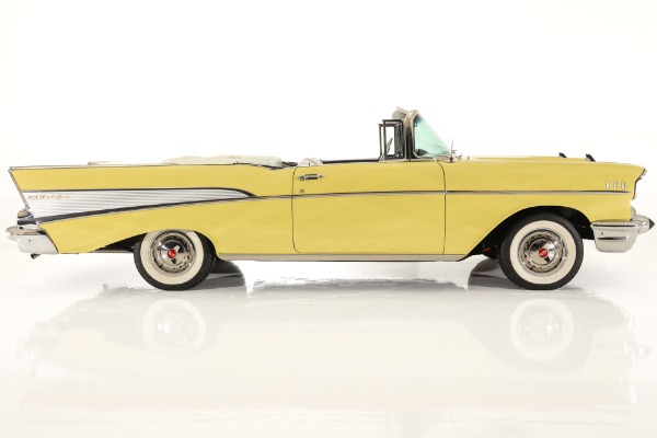 For Sale Used 1957 Chevrolet Bel Air Rare Colors, 283 Power Pac 4BBl Auto PB | American Dream Machines Des Moines IA 50309