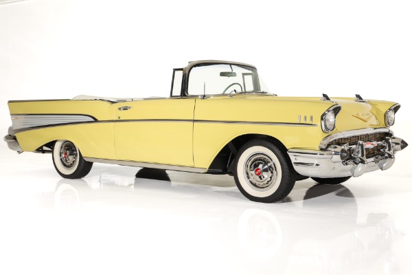 For Sale Used 1957 Chevrolet Bel Air Rare Colors, 283 Power Pac 4BBl Auto PB | American Dream Machines Des Moines IA 50309