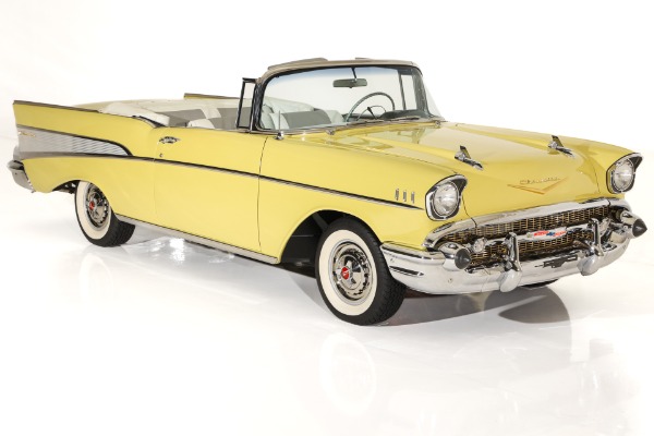 For Sale Used 1957 Chevrolet Bel Air Rare Colors, 283 Power Pac 4BBl Auto PB | American Dream Machines Des Moines IA 50309