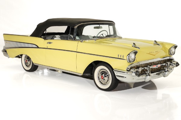 For Sale Used 1957 Chevrolet Bel Air Rare Colors, 283 Power Pac 4BBl Auto PB | American Dream Machines Des Moines IA 50309