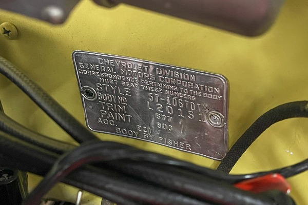 For Sale Used 1957 Chevrolet Bel Air Rare Colors, 283 Power Pac 4BBl Auto PB | American Dream Machines Des Moines IA 50309