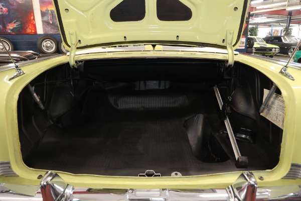For Sale Used 1957 Chevrolet Bel Air Convertible, Colonial Cream Yellow, White Top PS PB | American Dream Machines Des Moines IA 50309