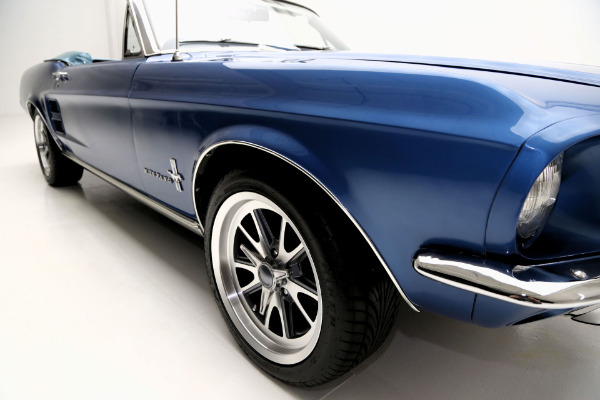 For Sale Used 1967 Ford Mustang Convertible Acapulco Blue, New 302 Engine | American Dream Machines Des Moines IA 50309