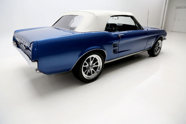 For Sale Used 1967 Ford Mustang Convertible Acapulco Blue, New 302 Engine | American Dream Machines Des Moines IA 50309