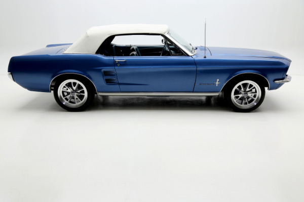 For Sale Used 1967 Ford Mustang Convertible Acapulco Blue, New 302 Engine | American Dream Machines Des Moines IA 50309