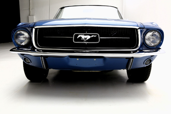 For Sale Used 1967 Ford Mustang Convertible Acapulco Blue, New 302 Engine | American Dream Machines Des Moines IA 50309