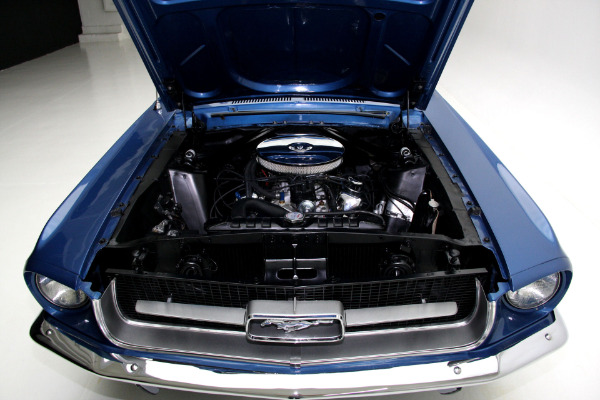 For Sale Used 1967 Ford Mustang Convertible Acapulco Blue, New 302 Engine | American Dream Machines Des Moines IA 50309