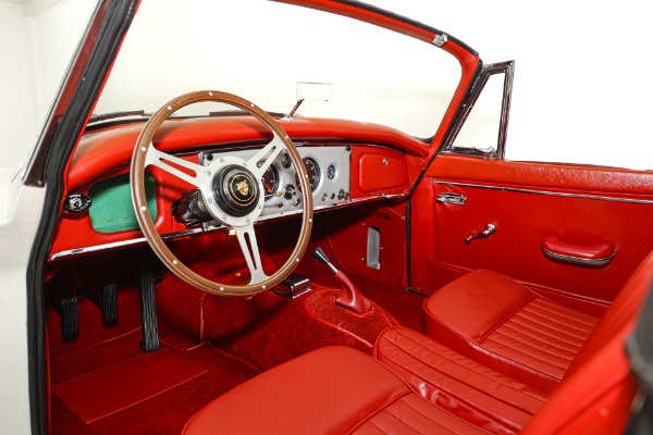 For Sale Used 1959 Jaguar XK150 Convertible, Red Leather, 4-Speed | American Dream Machines Des Moines IA 50309