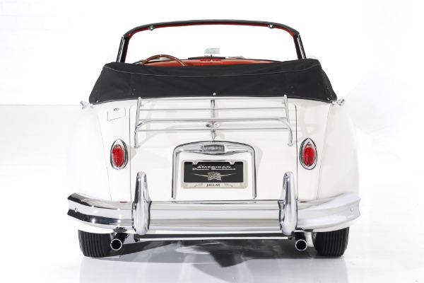 For Sale Used 1959 Jaguar XK150 Convertible, Red Leather, 4-Speed | American Dream Machines Des Moines IA 50309