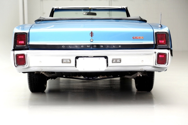 For Sale Used 1967 Oldsmobile 442 Convertible Blue 400 4 Speed Rare | American Dream Machines Des Moines IA 50309