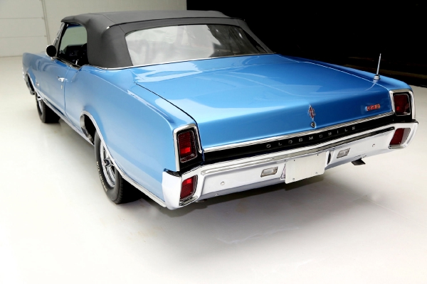 For Sale Used 1967 Oldsmobile 442 Convertible Blue 400 4 Speed Rare | American Dream Machines Des Moines IA 50309