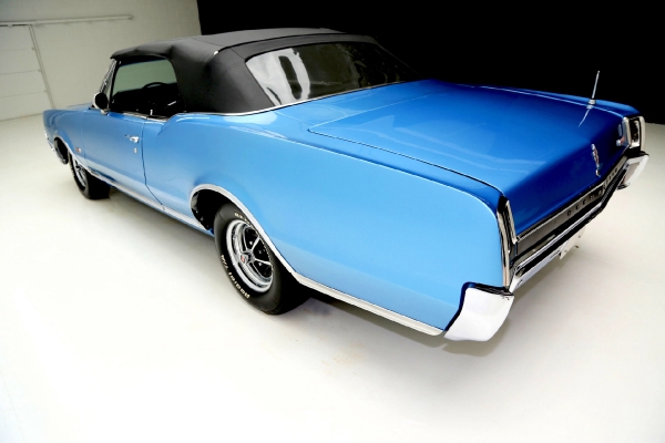 For Sale Used 1967 Oldsmobile 442 Convertible Blue 400 4 Speed Rare | American Dream Machines Des Moines IA 50309