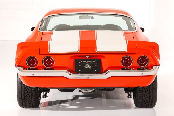 For Sale Used 1973 Chevrolet Camaro The Orange Crush 496/600hp | American Dream Machines Des Moines IA 50309