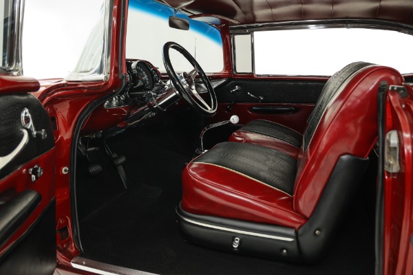 For Sale Used 1957 Chevrolet Bel Air Candy Brandywine 350, 4-Speed  PDB | American Dream Machines Des Moines IA 50309