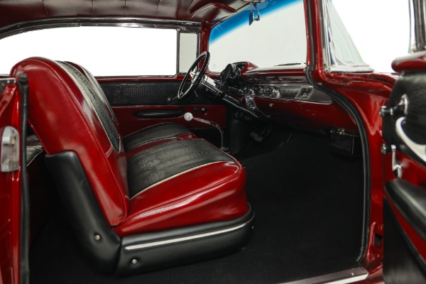 For Sale Used 1957 Chevrolet Bel Air Candy Brandywine 350, 4-Speed  PDB | American Dream Machines Des Moines IA 50309