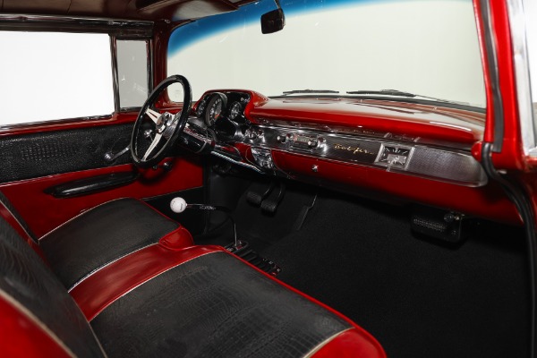 For Sale Used 1957 Chevrolet Bel Air Candy Brandywine 350, 4-Speed  PDB | American Dream Machines Des Moines IA 50309
