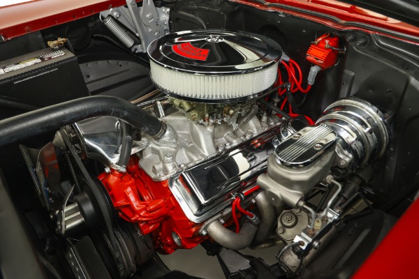 For Sale Used 1957 Chevrolet Bel Air Candy Brandywine 350, 4-Speed  PDB | American Dream Machines Des Moines IA 50309