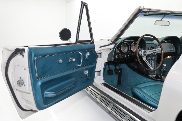 For Sale Used 1967 Chevrolet Corvette 427 Teal Leather Int. 2 Tops, Bolt-On Rims, 4-Spd | American Dream Machines Des Moines IA 50309