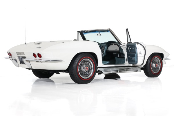 For Sale Used 1967 Chevrolet Corvette 427 Teal Leather Int. 2 Tops, Bolt-On Rims, 4-Spd | American Dream Machines Des Moines IA 50309