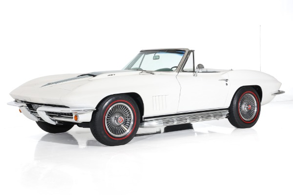 For Sale Used 1967 Chevrolet Corvette 427 Teal Leather Int. 2 Tops, Bolt-On Rims, 4-Spd | American Dream Machines Des Moines IA 50309