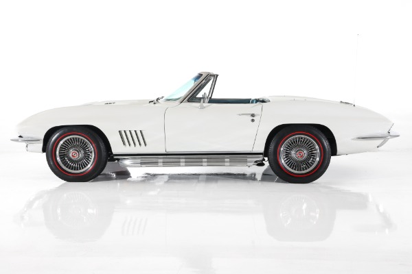 For Sale Used 1967 Chevrolet Corvette 427 Teal Leather Int. 2 Tops, Bolt-On Rims, 4-Spd | American Dream Machines Des Moines IA 50309