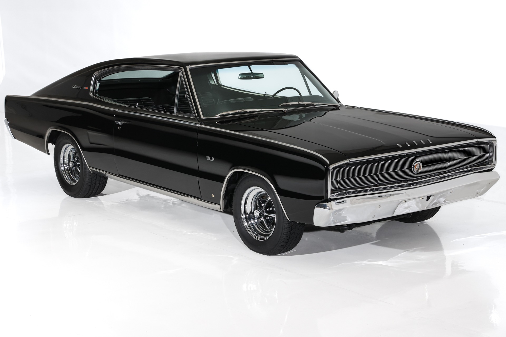 For Sale Used 1966 Dodge Charger Built 383, 727 Auto New Magnum Rims | American Dream Machines Des Moines IA 50309