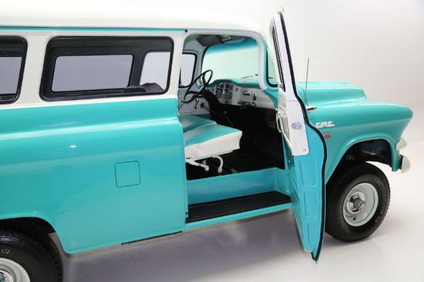 For Sale Used 1957 GMC Suburban VERY RARE NAPCO 4WD, 4-SPEED | American Dream Machines Des Moines IA 50309