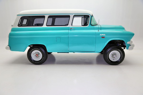 For Sale Used 1957 GMC Suburban VERY RARE NAPCO 4WD, 4-SPEED | American Dream Machines Des Moines IA 50309