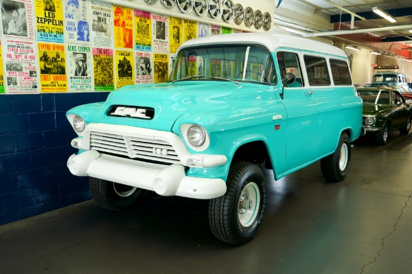 For Sale Used 1957 GMC Suburban VERY RARE NAPCO 4WD, 4-SPEED | American Dream Machines Des Moines IA 50309