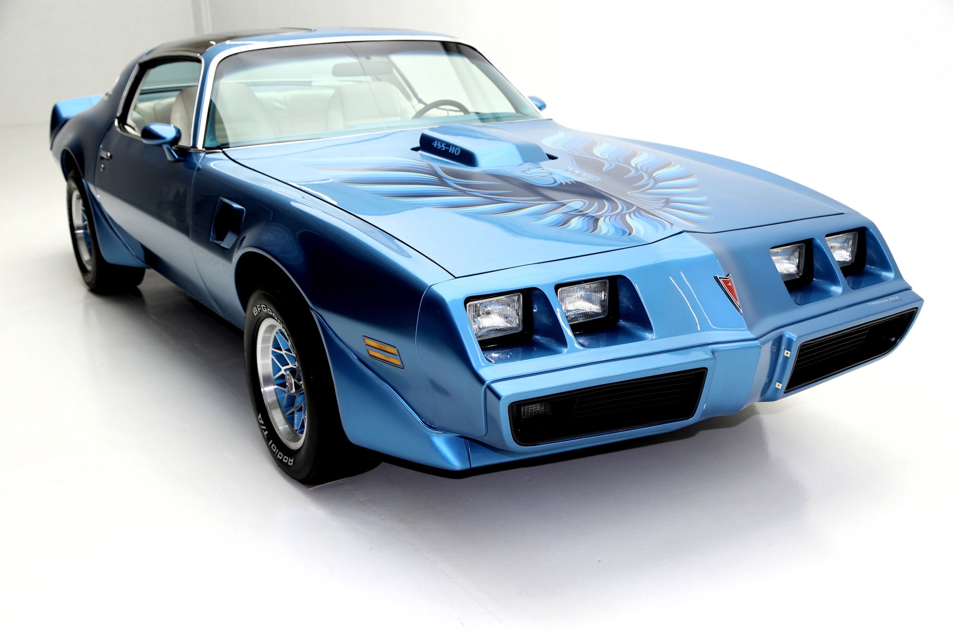 For Sale Used 1979 Pontiac Trans Am Blue Metallic 455/375, T-top AC,4spd | American Dream Machines Des Moines IA 50309