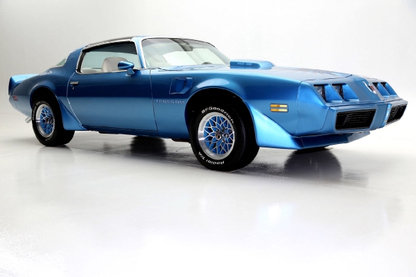 For Sale Used 1979 Pontiac Trans Am Blue Metallic 455/375, T-top AC,4spd | American Dream Machines Des Moines IA 50309