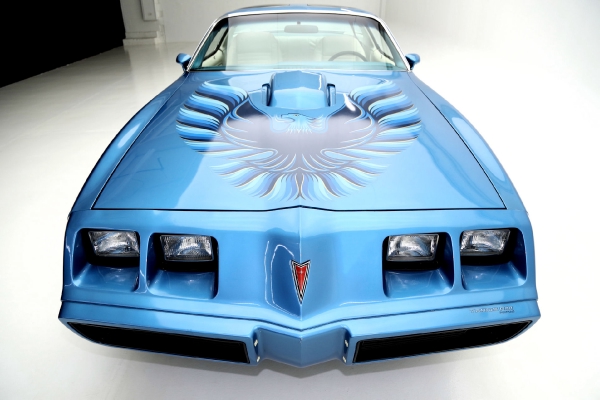 For Sale Used 1979 Pontiac Trans Am Blue Metallic 455/375, T-top AC,4spd | American Dream Machines Des Moines IA 50309