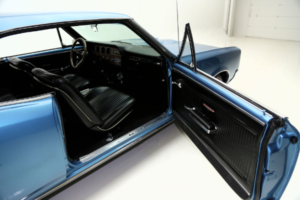 For Sale Used 1966 Pontiac GTO Gorgeous Blue metallic, Black int, 4spd | American Dream Machines Des Moines IA 50309