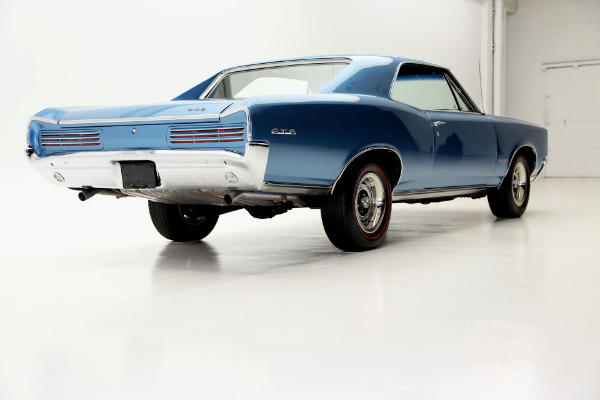 For Sale Used 1966 Pontiac GTO Gorgeous Blue metallic, Black int, 4spd | American Dream Machines Des Moines IA 50309