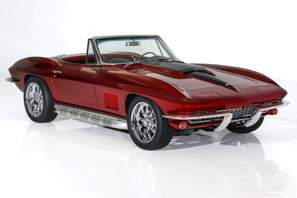 For Sale Used 1967 Chevrolet Corvette Candy Brandywine 454 4-Speed AC | American Dream Machines Des Moines IA 50309