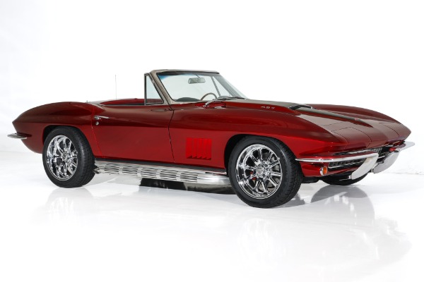 For Sale Used 1967 Chevrolet Corvette Candy Brandywine 454 4-Speed AC | American Dream Machines Des Moines IA 50309