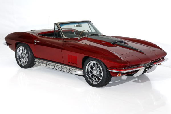 For Sale Used 1967 Chevrolet Corvette Candy Brandywine 454 4-Speed AC | American Dream Machines Des Moines IA 50309